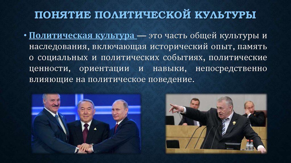 Особенности политической культуры россии презентация