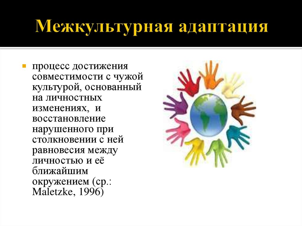 Адаптация к новой культурной среде презентация