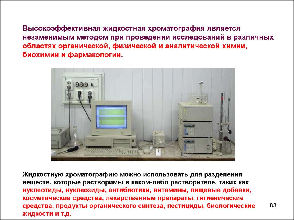 Жидкостная хроматография презентация