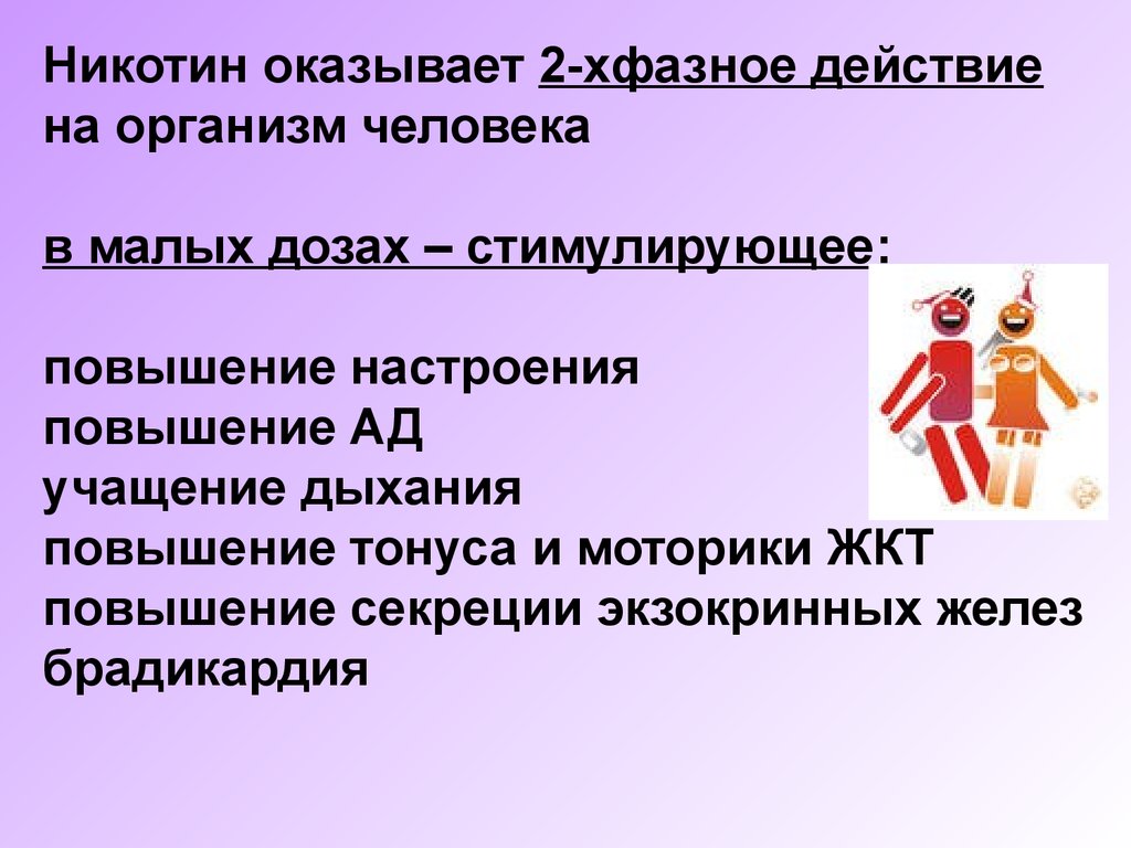 Мало действие. Эффекты никотина в малых дозах. Никотин холинорецепторы. Никотин различия в действии на холинорецепторы малых и больших доз. Эффекты никотина доза.