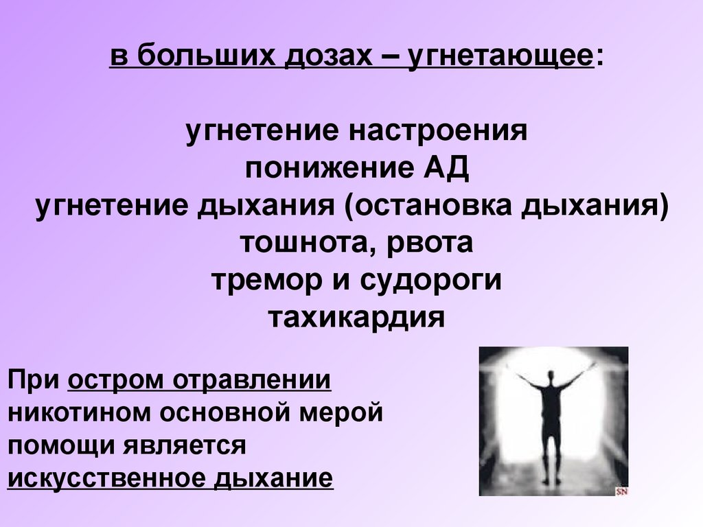 Основа угнетения. Тахикардия при отравлении. Угнетение. Угнетение дыхания.