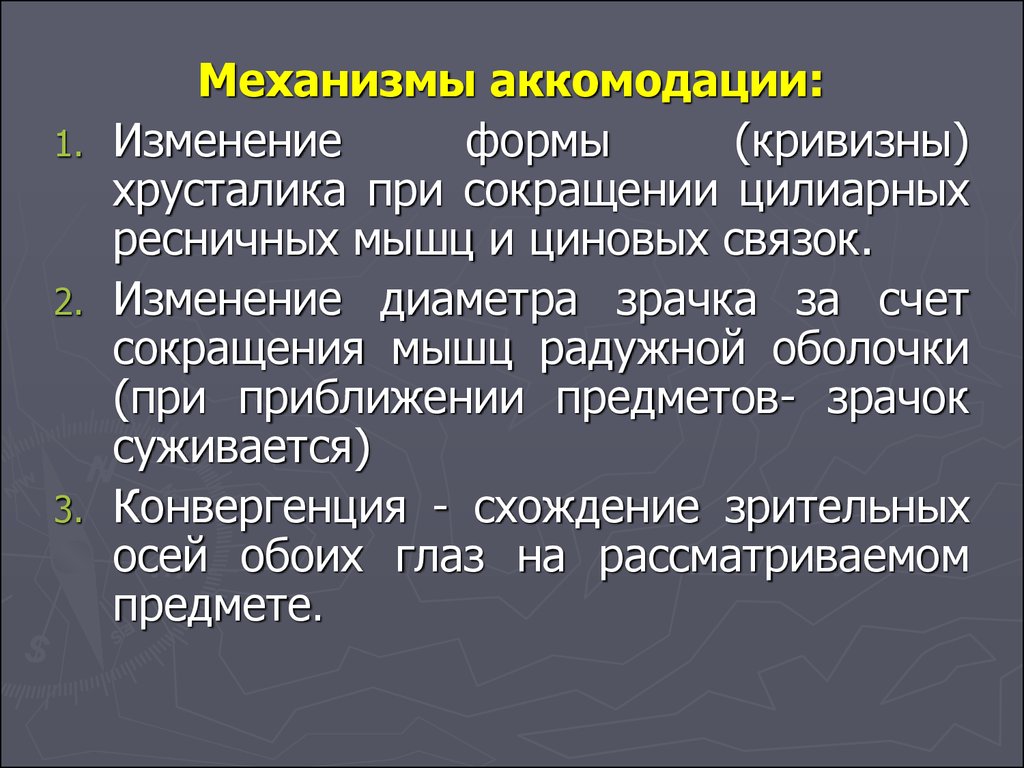 Человек рассматривая предмет приближает его. Понятие об анализаторе презентация. Аккомодация и конвергенция презентация.