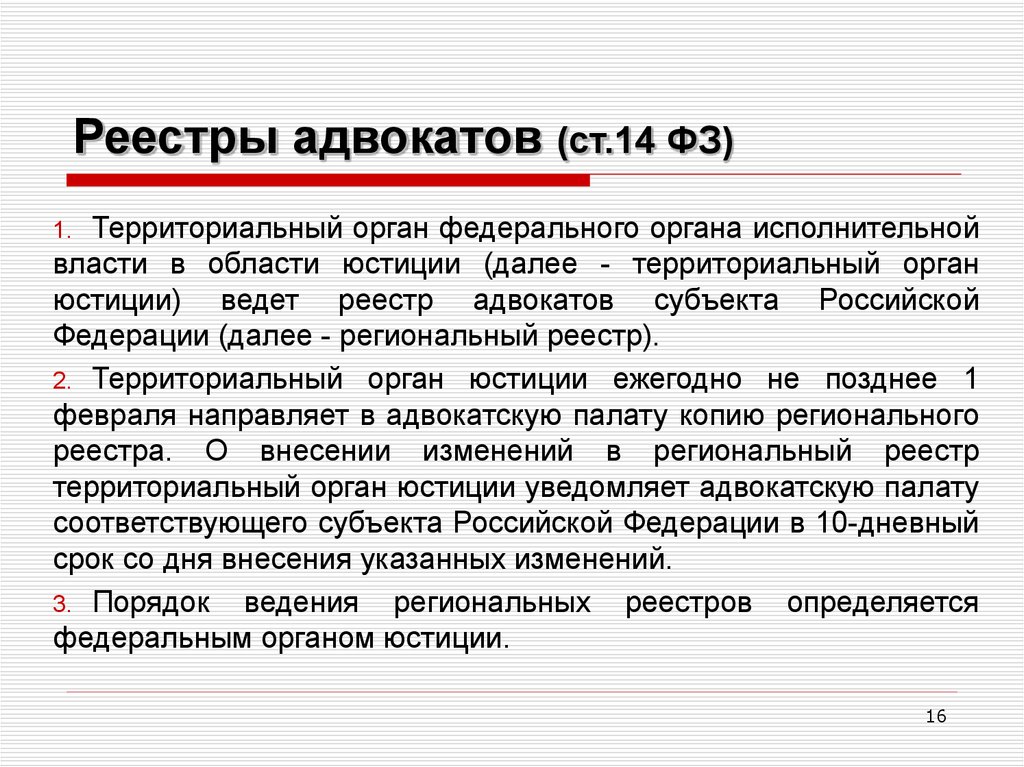 Реестр адвоката по фамилии