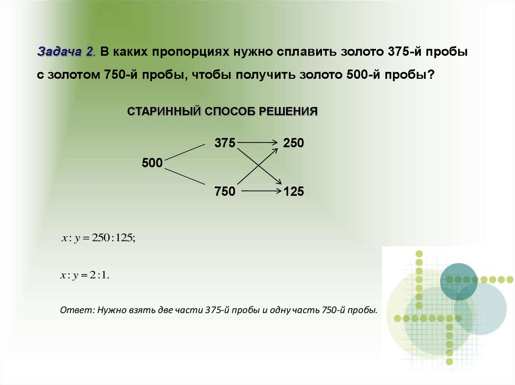 В каких пропорциях. Старинный метод решения задач на смеси и сплавы. Задачи на сплавы и пробы. Задача на сплавы пропорция. Способы и методы решения старинных задач.