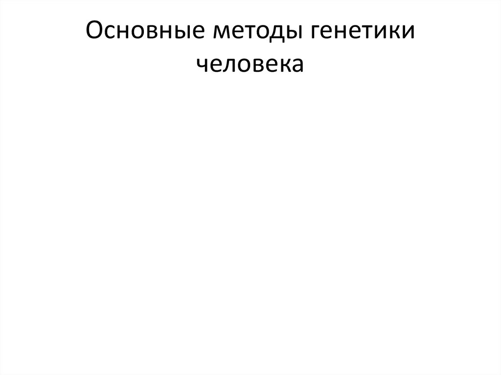 Генетика человека презентация 10 класс