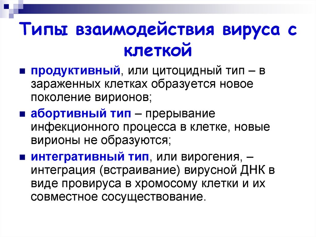 Продуктивное взаимодействие вируса. Типы взаимодействия вируса с клеткой стадии репродукции вирусов. Типы взаимодействия вируса с клеткой. Стадии взаимодействия вируса с клеткой микробиология. Имеются следующие типы взаимодействия вирусов с клеткой.