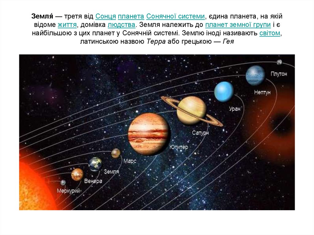 Планета земля презентация 10 класс по астрономии