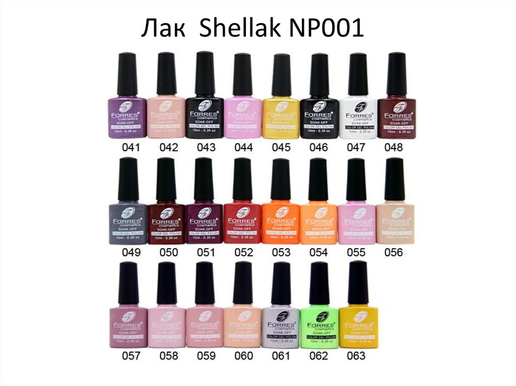 Лак Shellak NP001