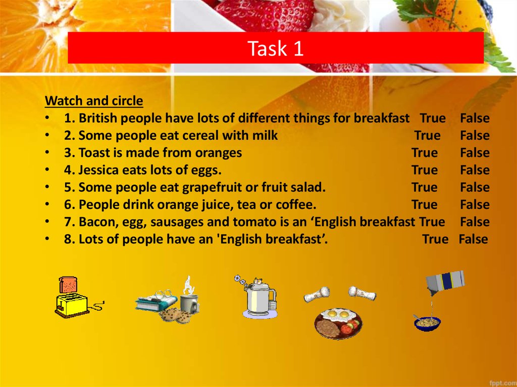 Task 3 true or false