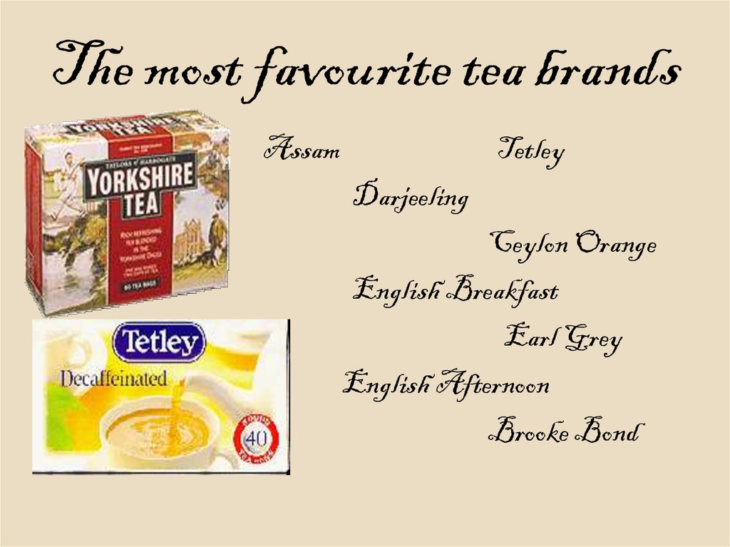 Favourite tea