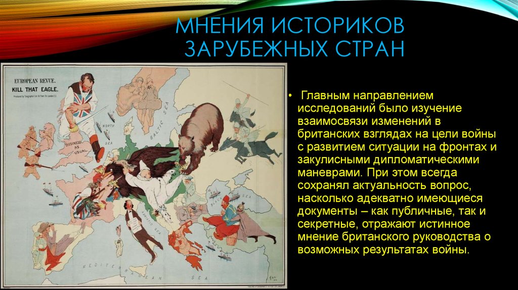 Мнения историков зарубежных стран