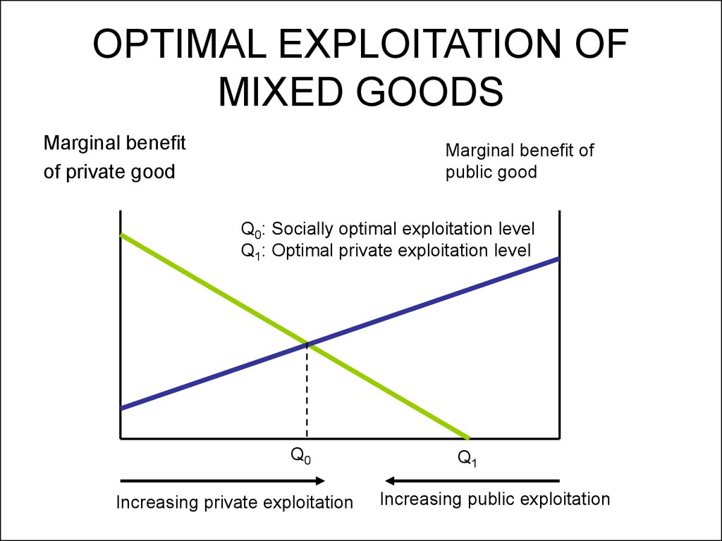 Public goods. Mixed goods.