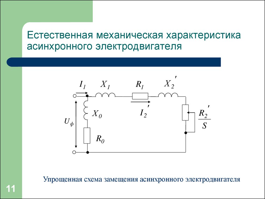 Схема замещения мпт