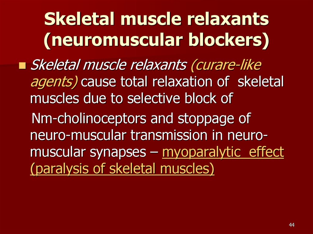 Anticholinergic Drugs And Drugs Acting On Autonomic Ganglia - Online 