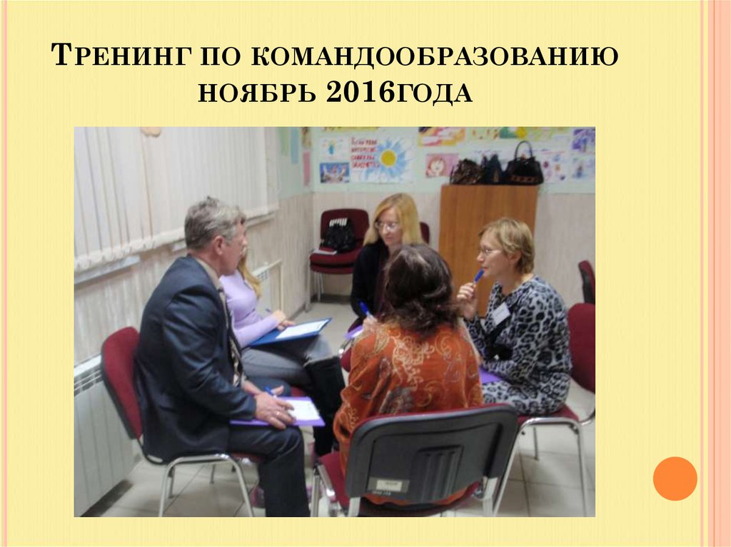 Тренинг по командообразованию ноябрь 2016года