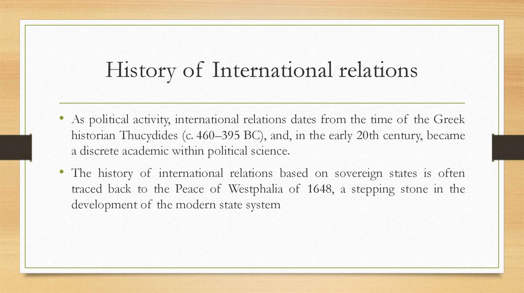 international relations 21st century