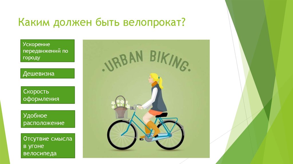 Каким должен быть велопрокат?