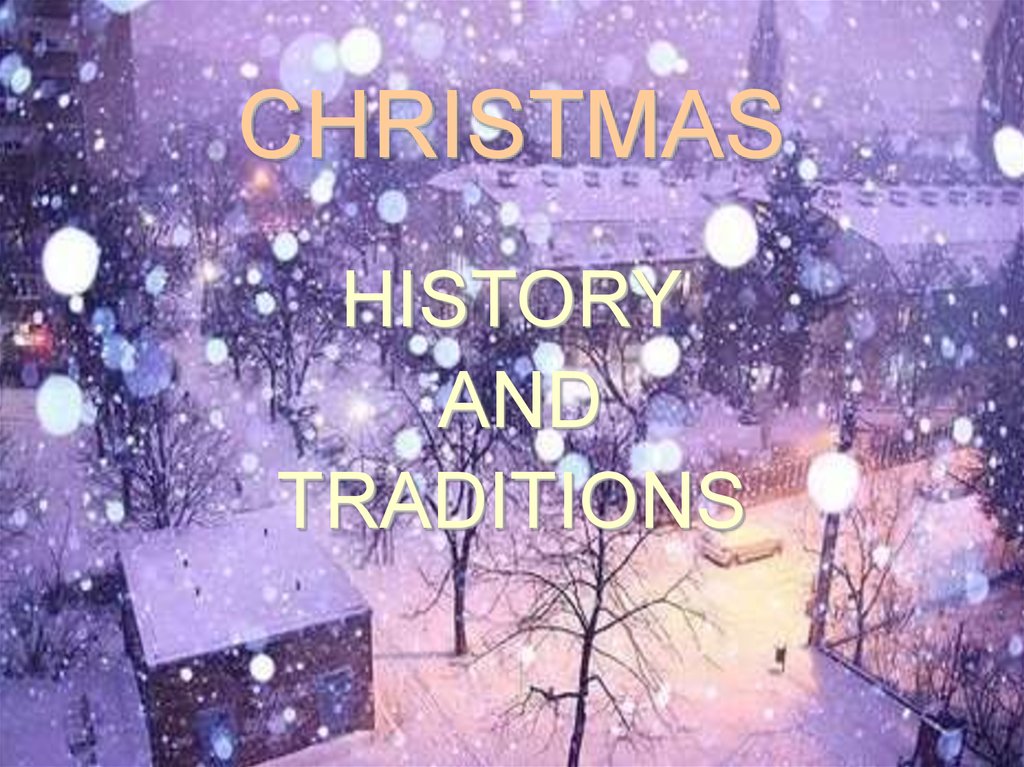 christmas history presentation