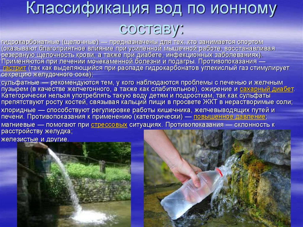 Ионный состав воды