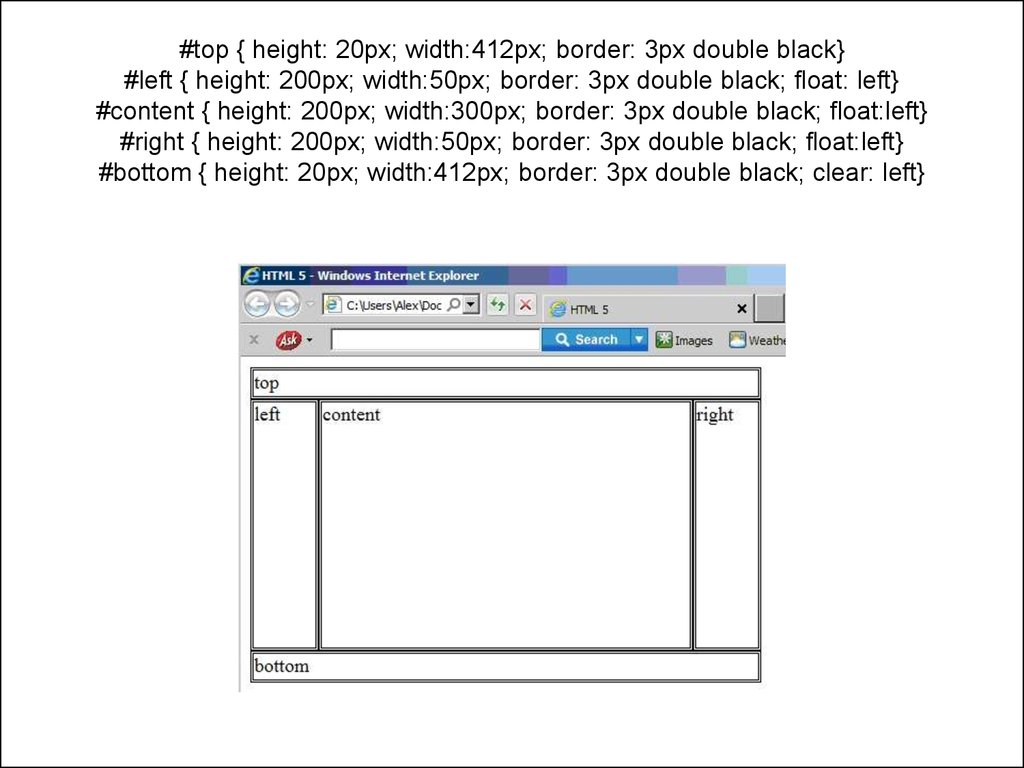 Width 0 height 0 border. Галочка height 20px width 20px. HR width 50. Frontend width 50% height 200px.