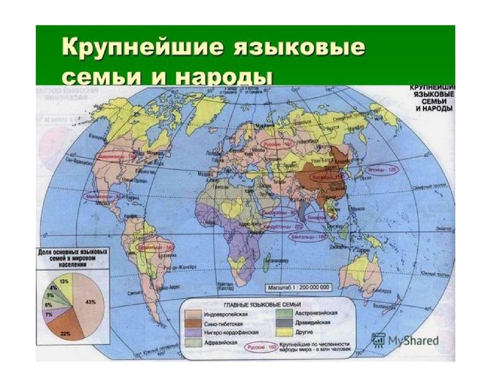Какие языковые семьи наименее крупные. Языковые семьи России карта. Языковые семьи презентация.