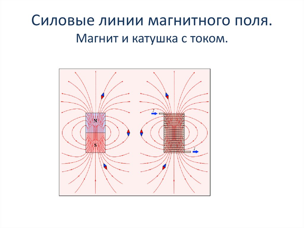 Силовые линии магнитного поля линии магнитной индукции