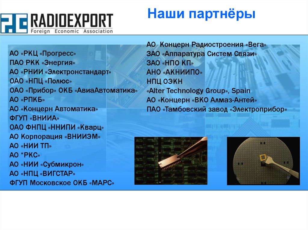 Наши партнёры