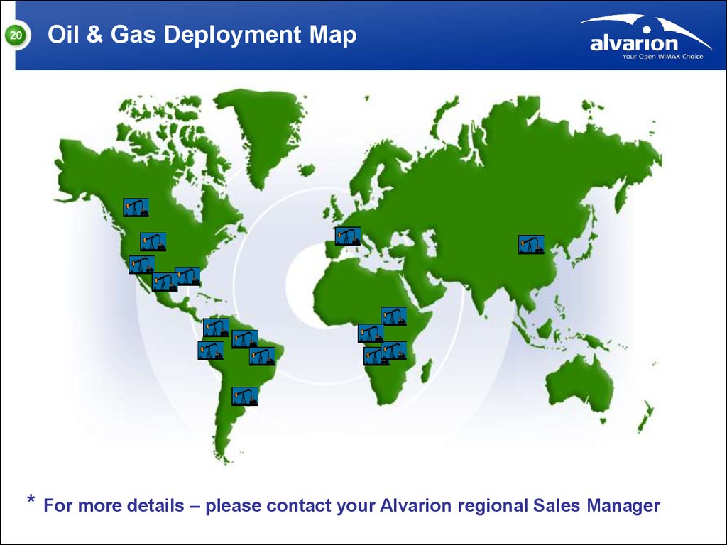 Oil & Gas Deployment Map