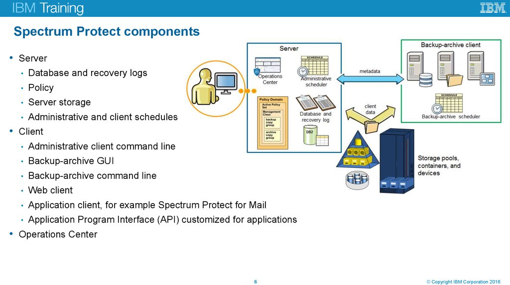 Spectrum Protect components