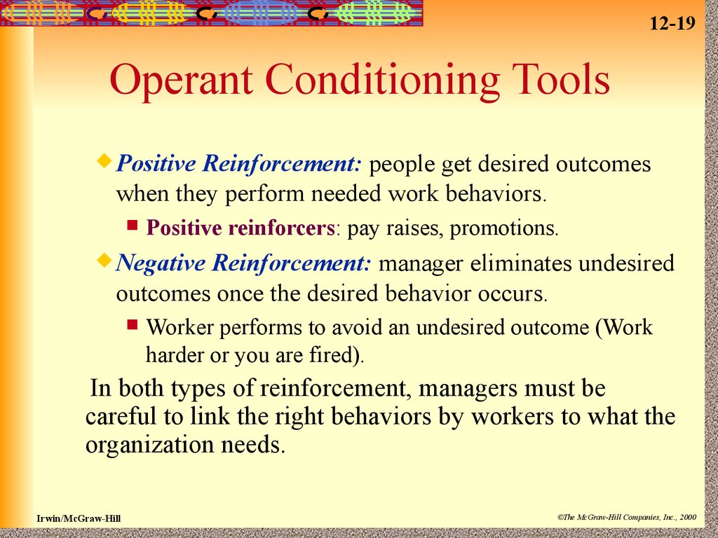 Operant Conditioning Tools