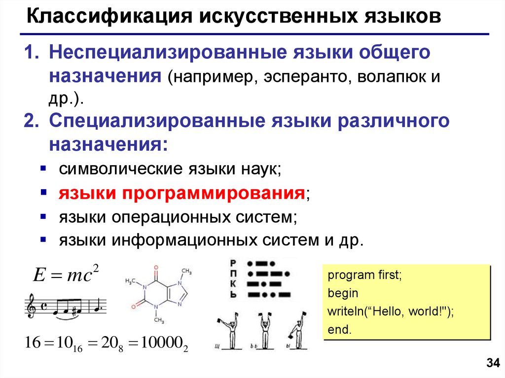 Язык как способ представления и передачи информации презентация