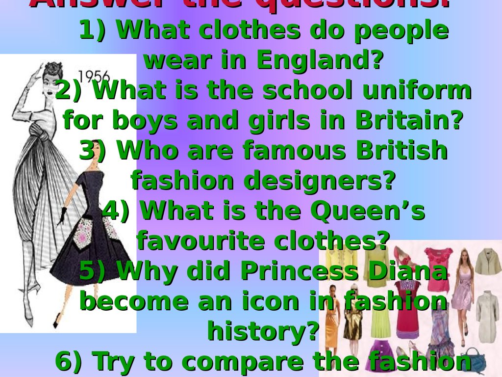 Do you know these people. Презентация what do you know about Fashion?. Реферат на тему Fashion and clothes in Britain. Fashion in Britain: what’s the Secret презентация. Why clothes matters.