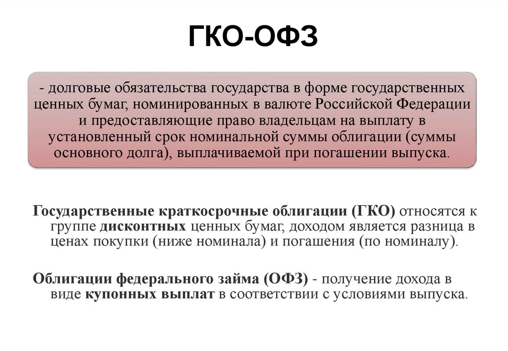 Обязательства по выпущенным ценным бумагам. ГКО. ГКО государственные краткосрочные облигации. Государственные краткосрочные обязательства ГКО. ОФЗ облигации флоатеры.