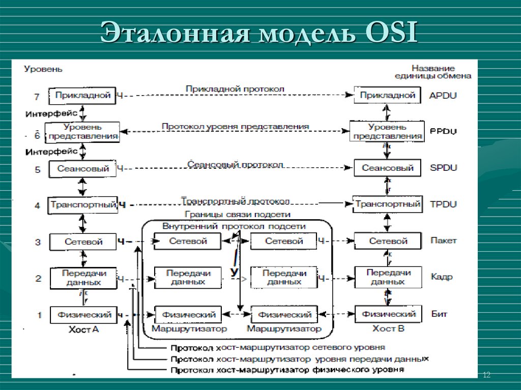 Эталонная модель OSI