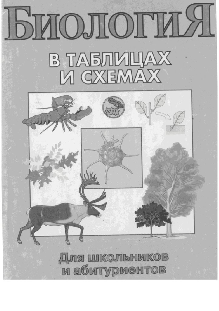 Биология в таблицах и схемах онищенко