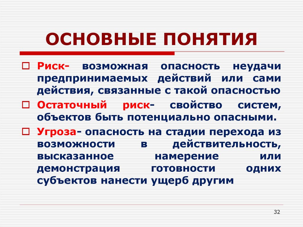 В содержательном плане понятие опасность это тест