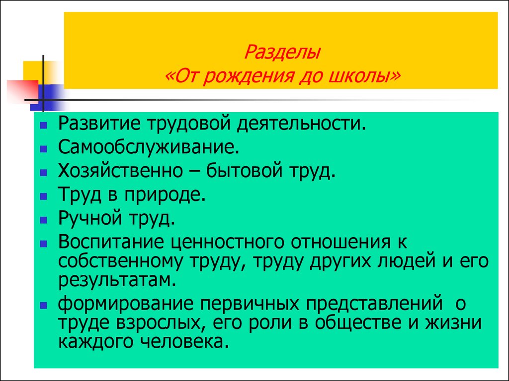 Развитие трудовой деятельности самообслуживание. Самообслуживание хозяйственно-бытовой труд в природе ручной труд.