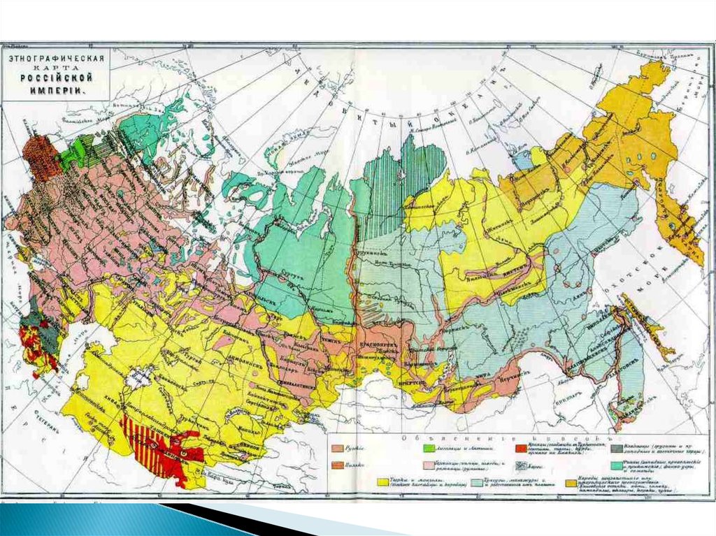 Карта россии 1916 года