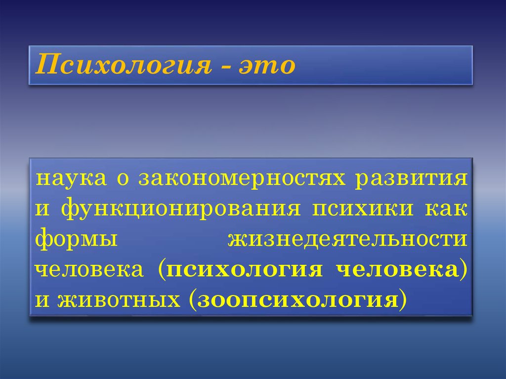 Что такое психология простыми словами