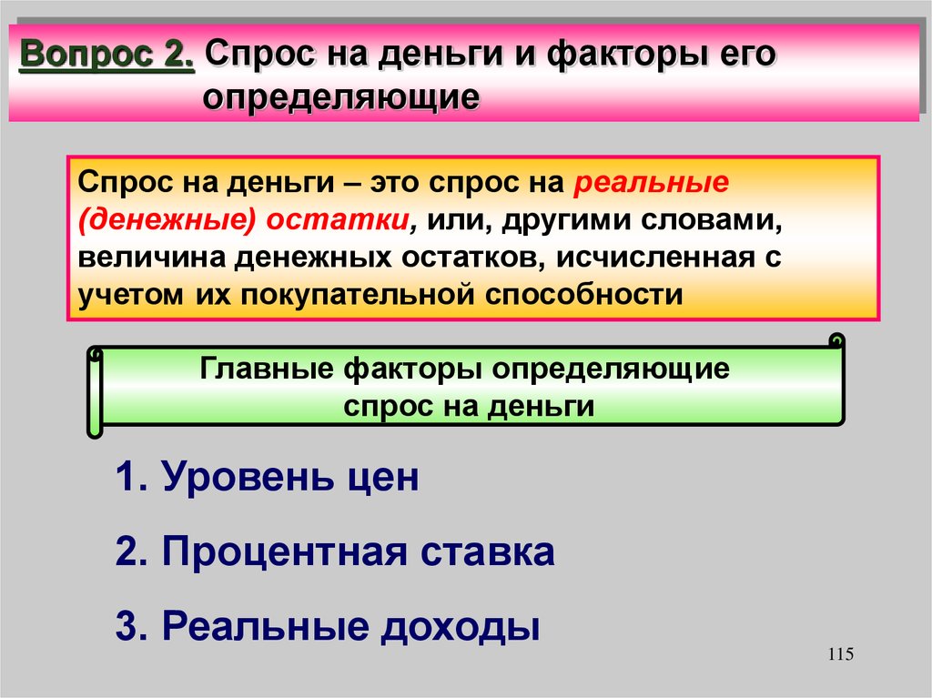 Деньги факторы производства референдум