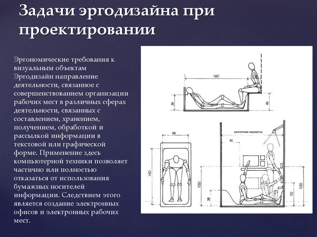 Основные требования к проекту рабочего места