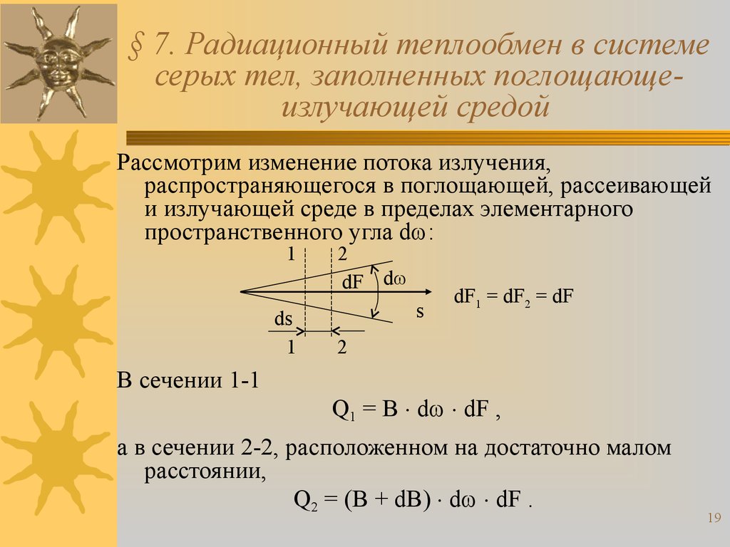 Рассмотреть изменение. Лучевой теплообмен. Радиационный теплообмен. Радиационный теплообмен происходит. Коэффициент радиационного теплообмена.