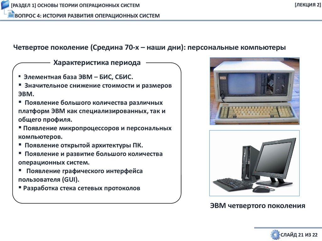 Основы теории операционных систем - презентация онлайн