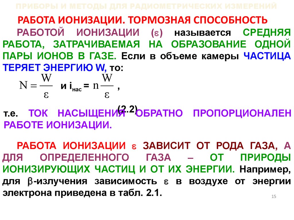 Приборы и методы радиометрических измерений - презентация онлайн