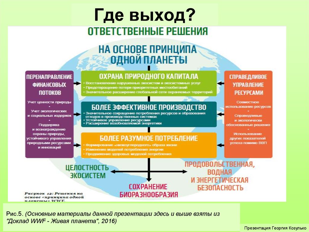 Где релиз. Доклад WWF Живая Планета. Ответственные решения на основе принципа одной планеты. Разумное потребление экология.