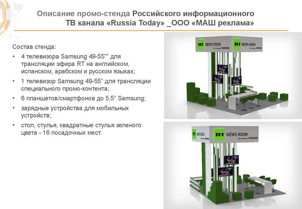 Промо стендов. - Состав стенда. Параметры стенда на русском. Предложение по размещению промо стенда. Характеристики стендов на русском.