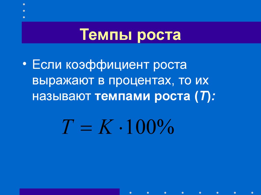 Быстрый темп роста. Темп роста. Темп роста 100%. Коэффициент роста выраженный в процентах это.