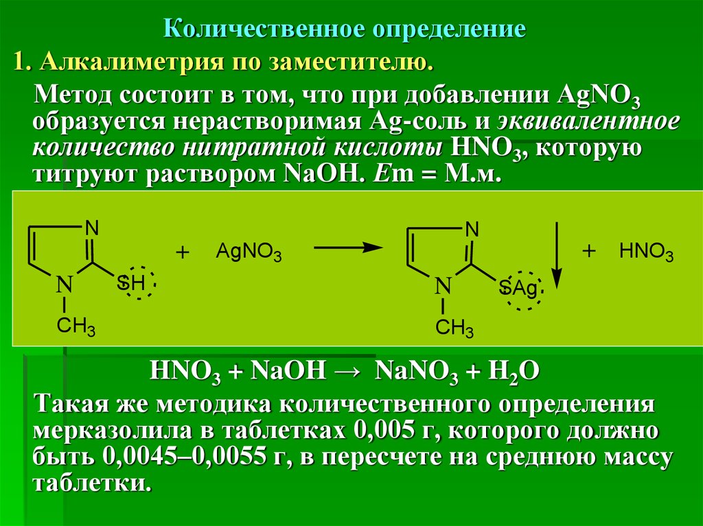 Количественное определение