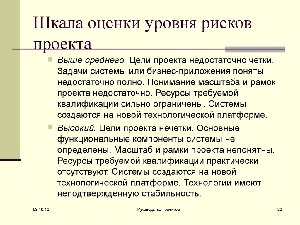 Инструкция проекта. Описание проекта высокого уровня примеры. Оценка проекта недостаточный уровень. Цели ср. Дефицит ресурсов проекта.