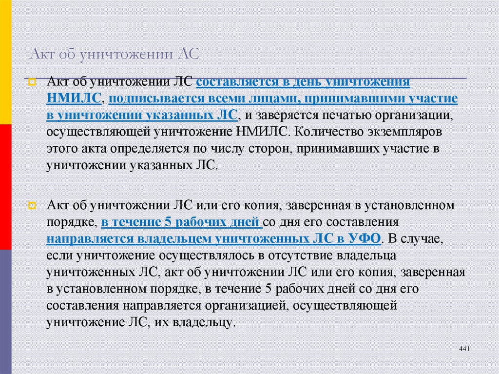 Акт об уничтожении персональных данных